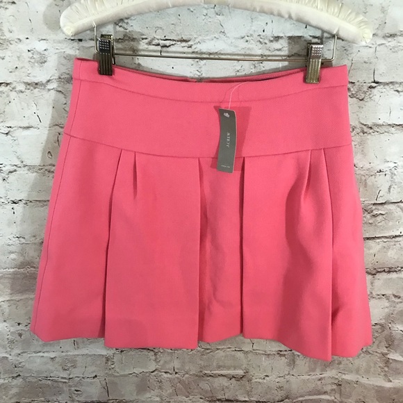 NWT J. Crew Box Pleat Mini Skirt - Picture 3 of 6
